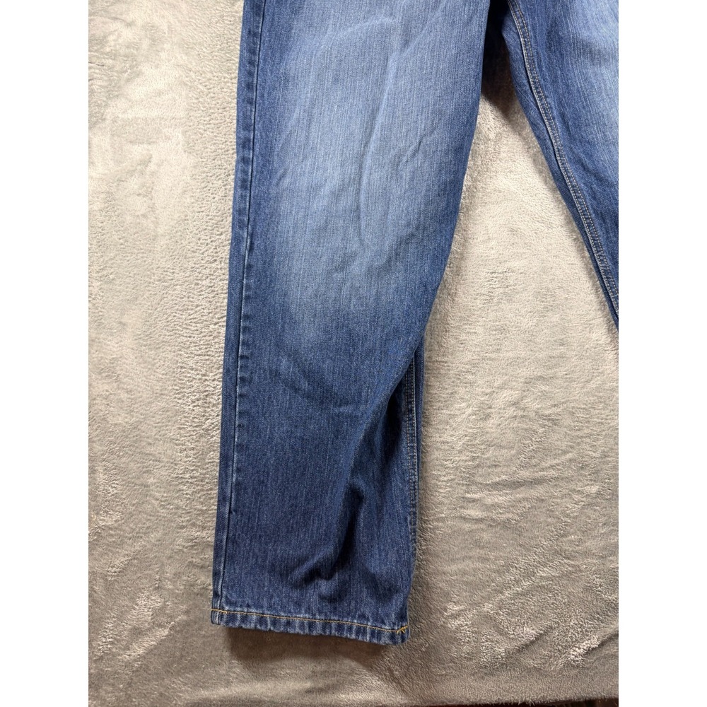 Cinch White Label Mens Relaxed Fit Straight Leg Blue Denim Jeans 38x32 Western - Picture 2 of 10